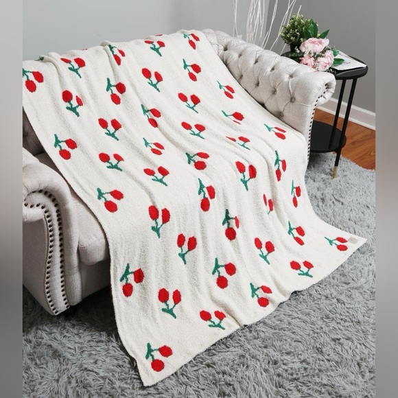 Comfy luxe cherry blanket - Picture 1 of 3